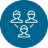 Icon of people network or affiliate