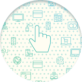 Pointing up icon
