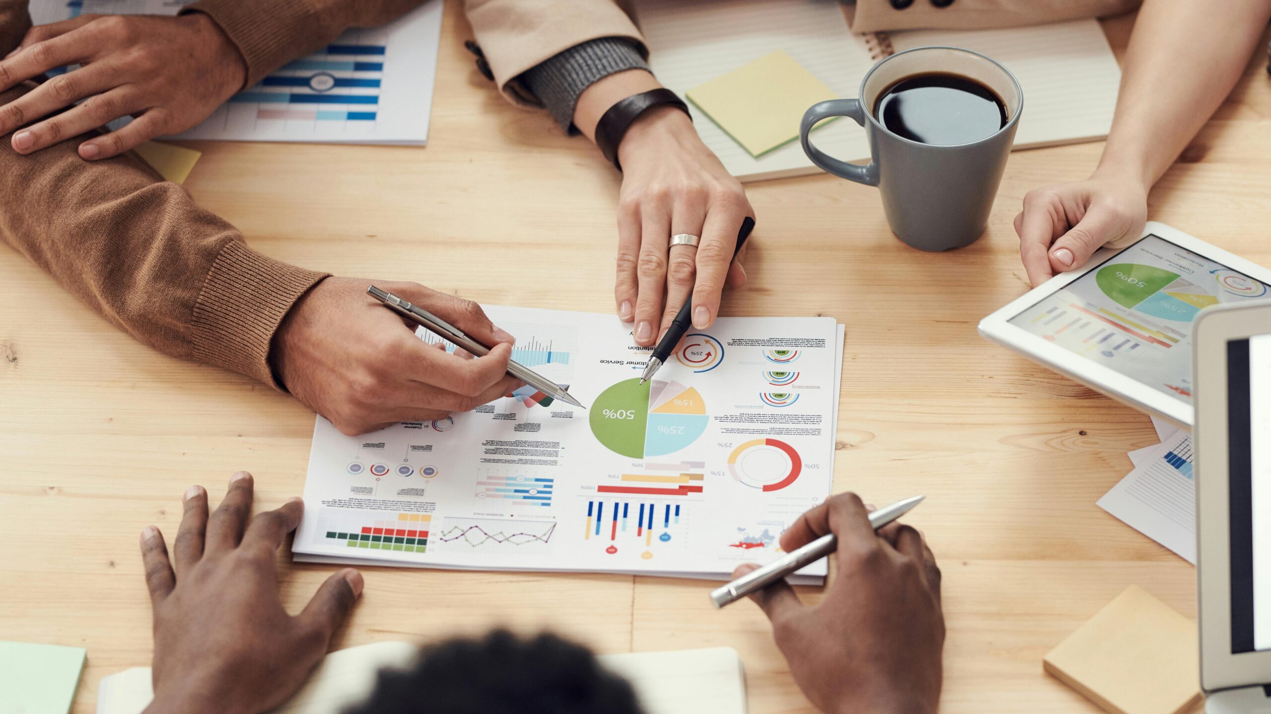 A Team with a Fractional CFO Discusses Strategic Financial Planning