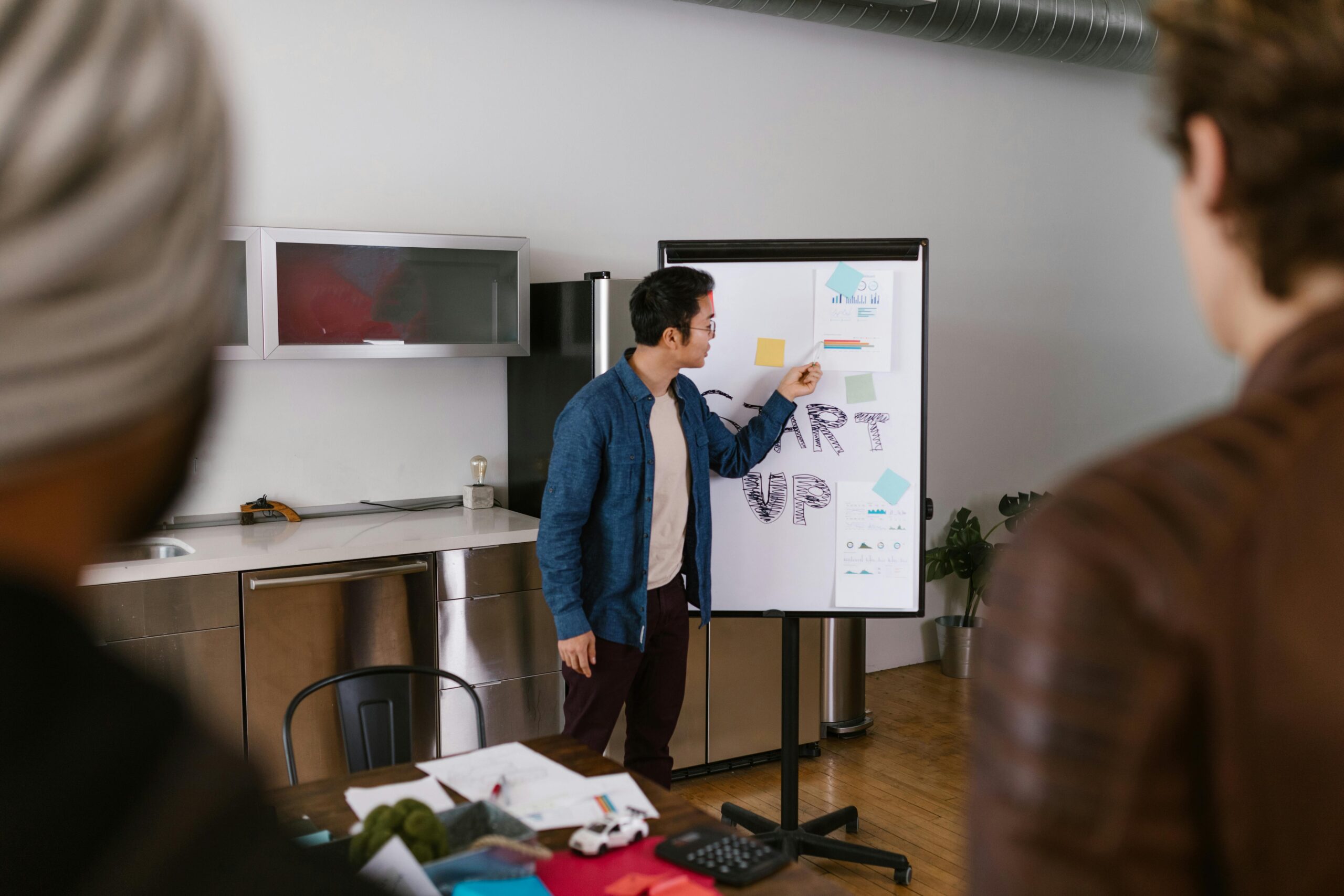 An Employee Looking at the Not-For-Profit Board Presentation