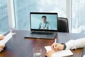 A Fractional CFO in an Online Meeting